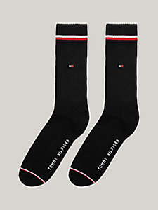 Fashion Socks Flag Footie Coton Tommy Hilfiger pour homme en coloris Blanc Homme Vêtements Sous-vêtements Chaussettes 