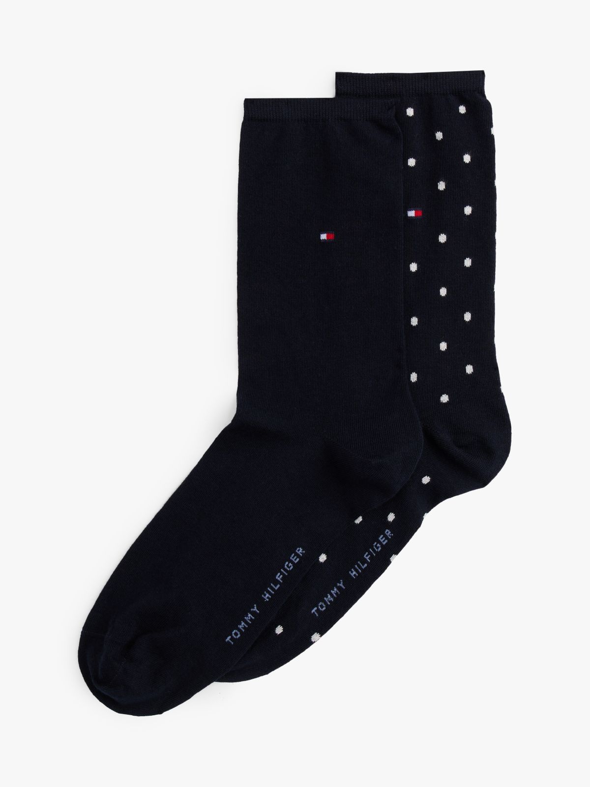 2-Pack Polka Dot Socks — Blue