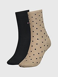 Folk Boot Sock Chaussette Classique Tommy Hilfiger en coloris Marron Femme Vêtements Chaussettes & Bas Chaussettes 