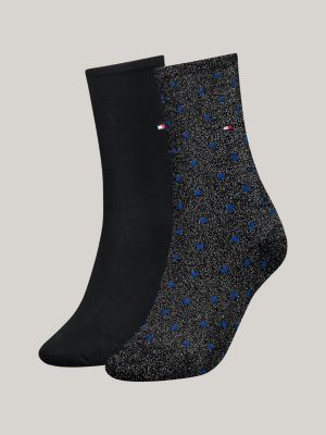  Tommy Hilfiger Calcetines para mujer - Calcetines ligeros  invisibles (paquete de 6), Negro (Black Assorted) : Ropa, Zapatos y Joyería