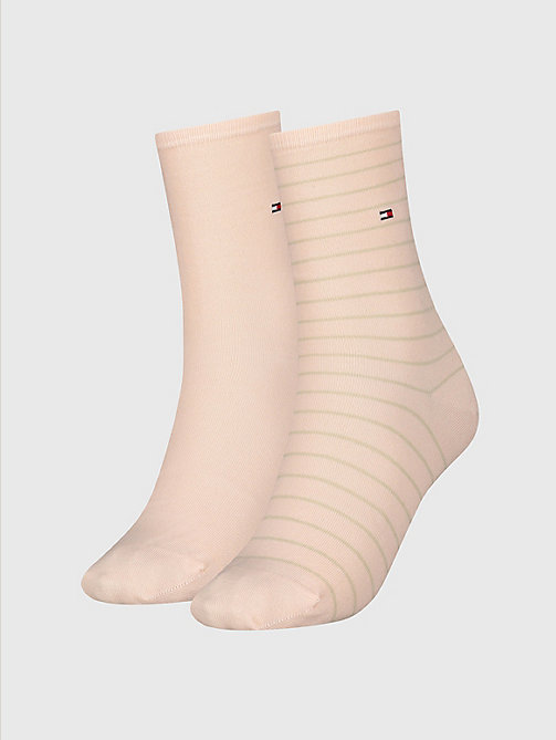 2 Pack Socks Casual Mujer Rosado Tommy Hilfiger E2 