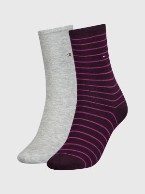 het winkelcentrum Doe een poging dubbellaag Set van 2 paar Classics sokken met streep | GRIJS | Tommy Hilfiger