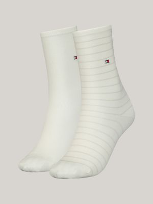 ② NEUVES - 2 paires de chaussettes blanches 27-30 & 30-34 - C