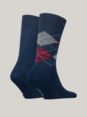 Check Socks | Blue | Tommy Hilfiger