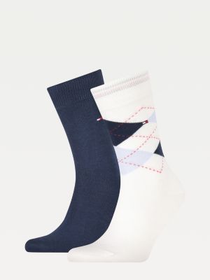 2-Pack Argyle Reinforced Socks | WHITE 