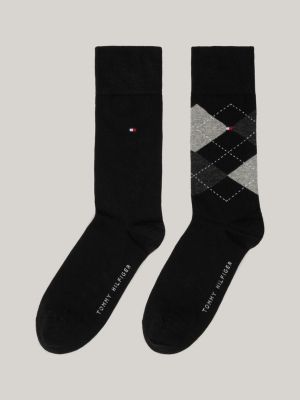 black check socks for men tommy hilfiger