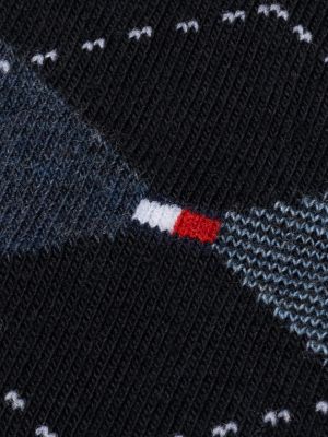 blue check socks for men tommy hilfiger