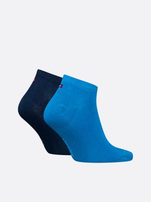 blue micro stripe socks for men tommy hilfiger