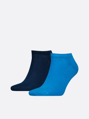 blue socken mit mikrostreifen für herren - tommy hilfiger