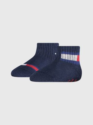 lot de 2 paires de chaussettes en coton  pour enfants genre inclusif tommy hilfiger