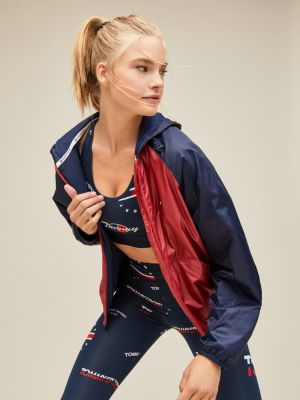 Veste coupe-vent à dos graphique | ROUGE | Tommy Hilfiger