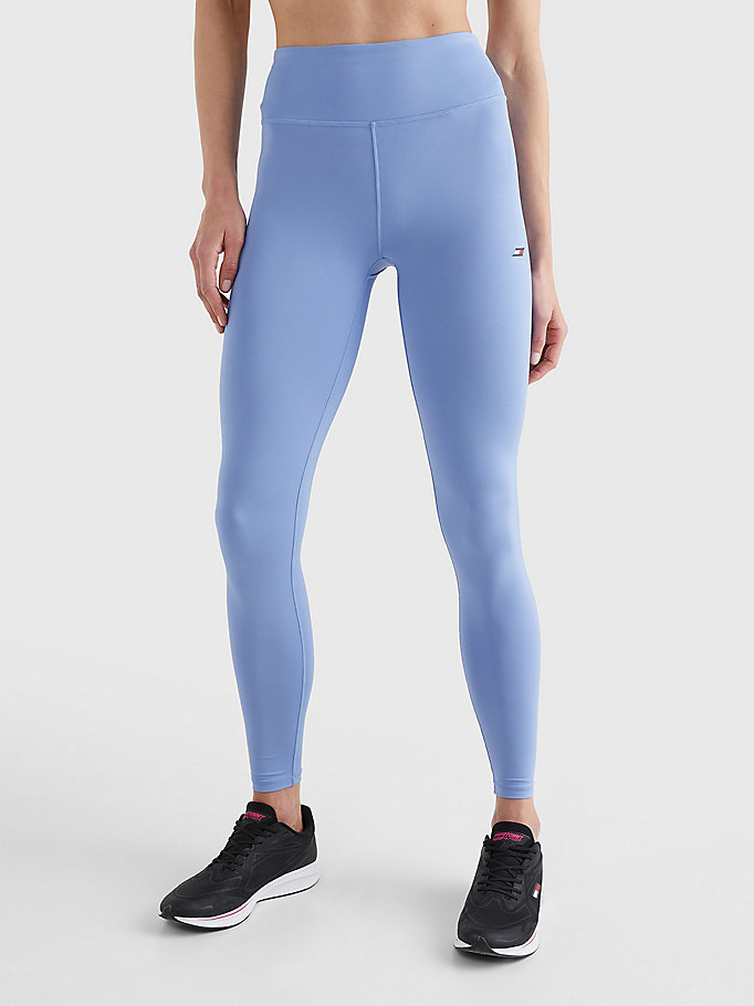 blue sport performance full length leggings for women tommy hilfiger