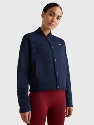 Sport Fleece Bomber Jacket BLUE Tommy Hilfiger