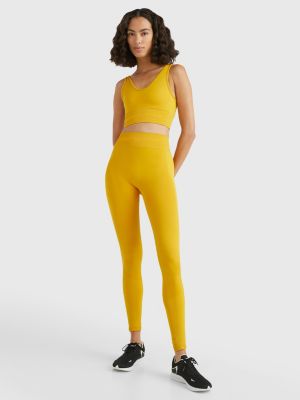 Sport Low Support Skinny Sports Bra YELLOW Tommy Hilfiger