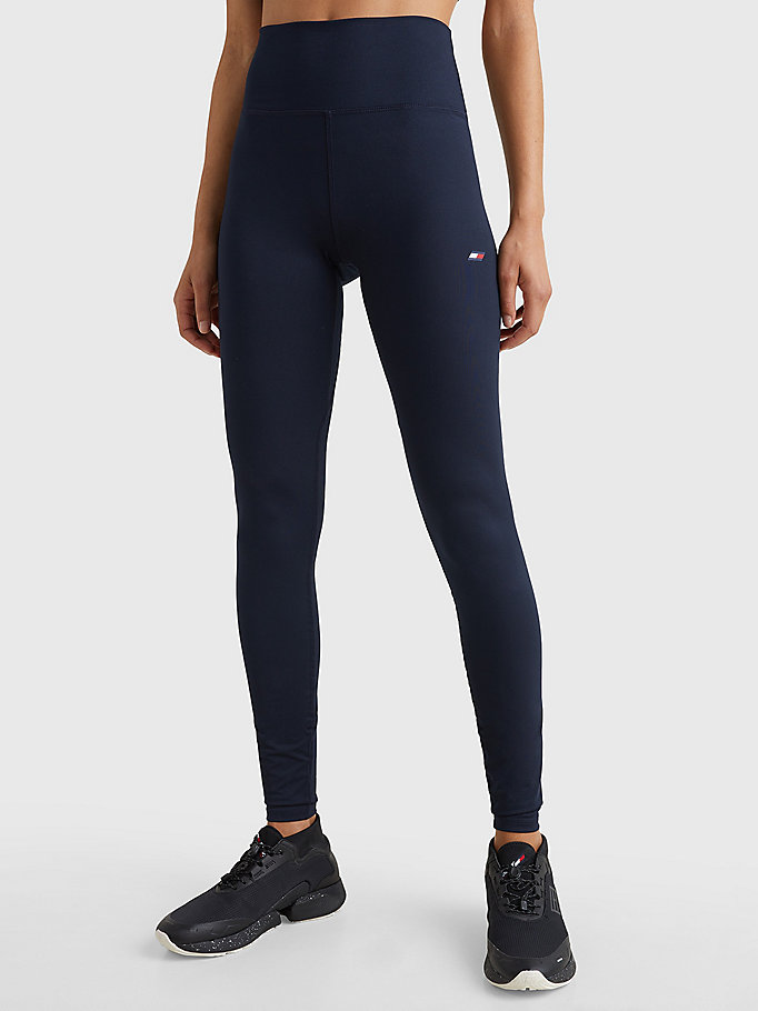 blue sport essential full length leggings for women tommy hilfiger