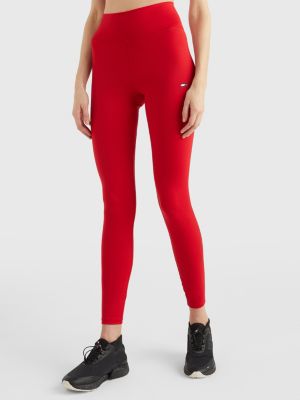 Aangenaam kennis te maken vliegtuigen Proberen Sport Essential lange legging | ROOD | Tommy Hilfiger