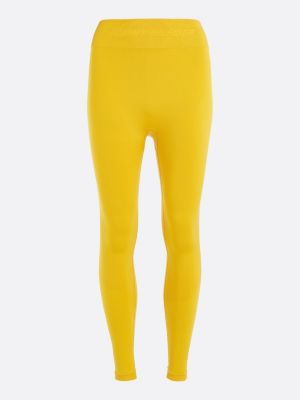 Sport FullLength Shiny Seamless Leggings YELLOW Tommy Hilfiger