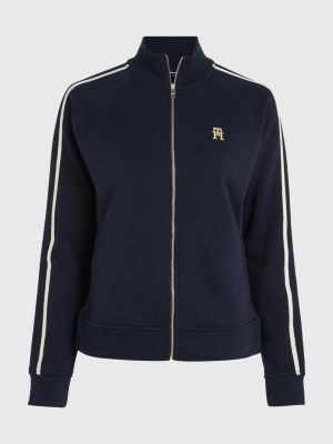 DESERT SKY Sport Monogram Zip-Thru Sweatshirt for women TOMMY HILFIGER