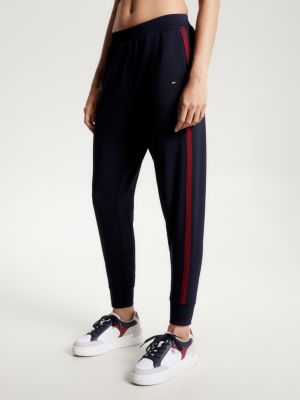 Women Slim Fit Joggers with Contrast Taping