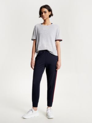 Tommy hilfiger tape hot sale track pants womens