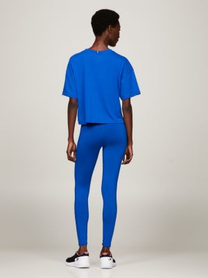 Flohmärkte Sport Essential Relaxed Cropped BLUE Tommy | | Hilfiger T-Shirt Logo