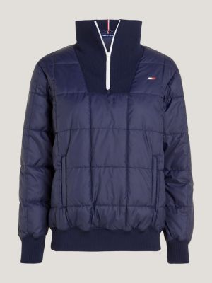 Sport Essential Half Zip Relaxed Fit Jacket Blue Tommy Hilfiger