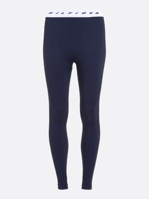 Blue Leggings SLIM HILFIGER LEGGING Tommy Hilfiger, Women Leggings blue  Leggings SLIM HILFIGER LEGGING Tommy Hilfiger, Women Leggings