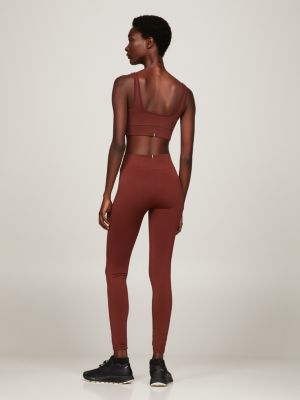 Sport Essential Full Length Skinny Fit Leggings, Brown