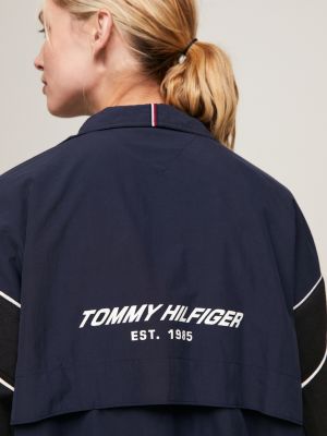 Veste de surv tement sport d contract e Bleu Tommy Hilfiger