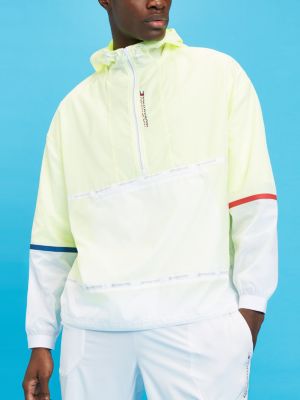 yellow tommy hilfiger windbreaker jacket