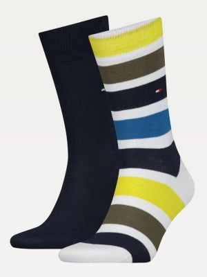 2-Pack Colour-Blocked Stripe Socks | BEIGE | Tommy Hilfiger