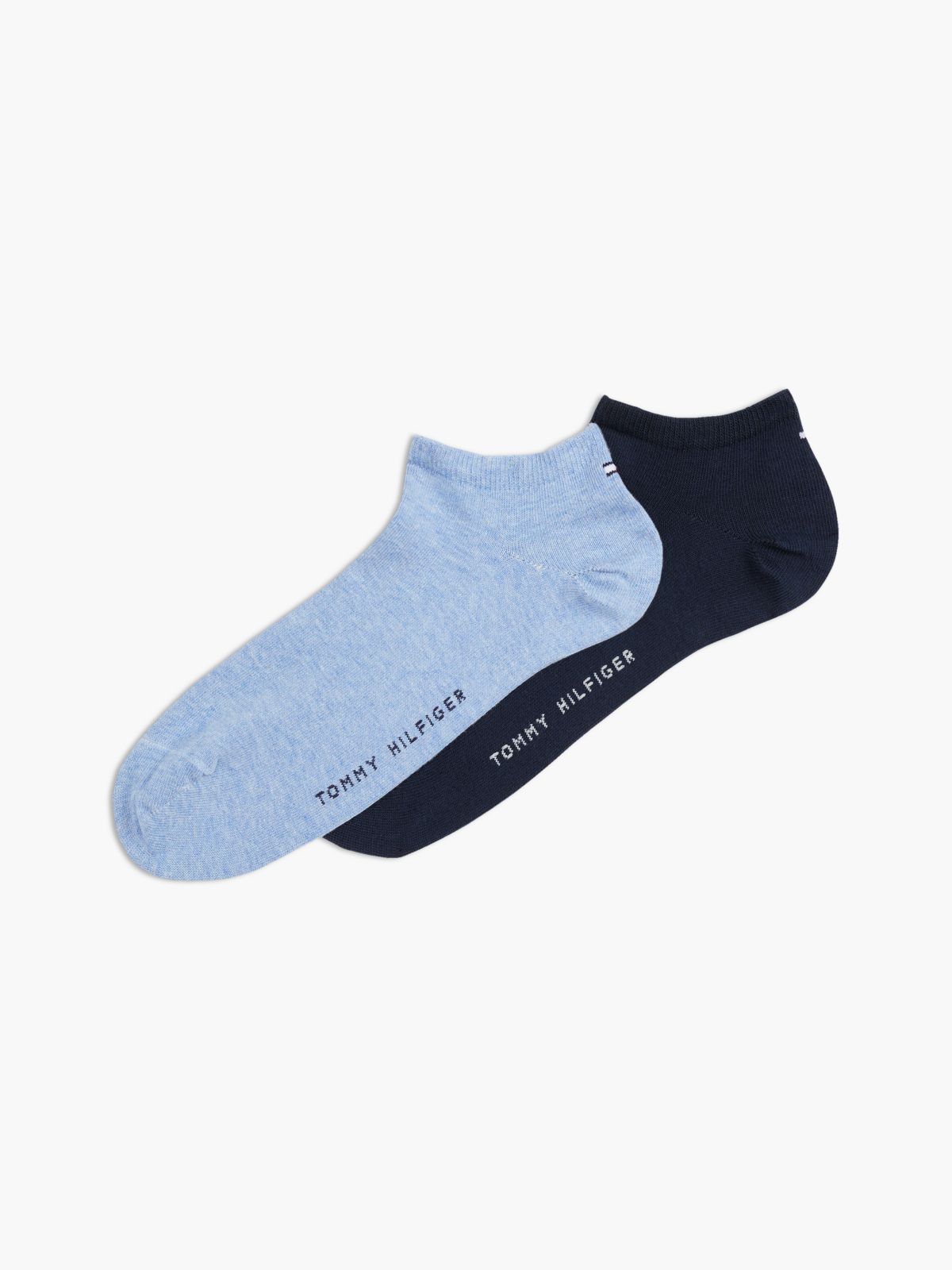 2-Pack Logo Trainer Socks — Blue