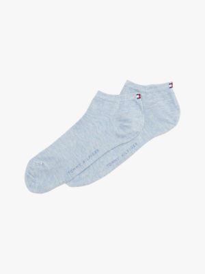 blue 2-pack trainer socks for women tommy hilfiger