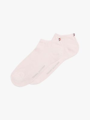 lot de 2 paires de socquettes rose pour femmes tommy hilfiger