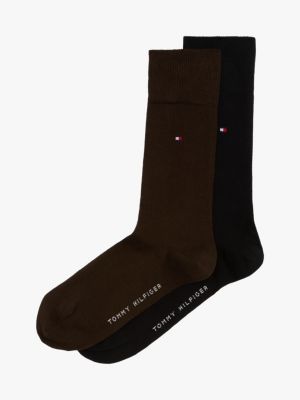 brown classic socks for men tommy hilfiger