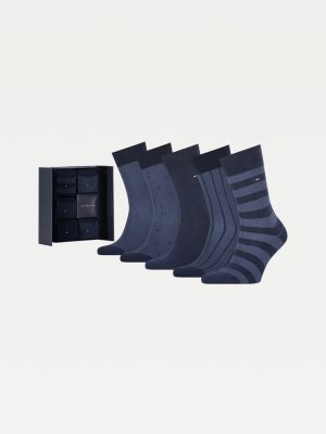 5-Pack Gift Box Bird's Eye Socks | BLUE | Tommy Hilfiger
