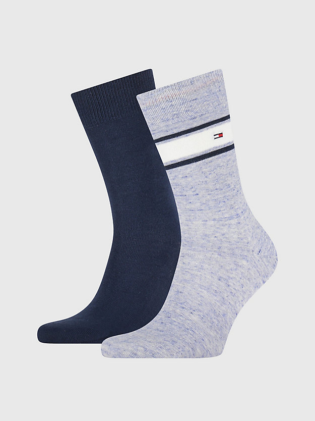 2-Pack Multicolour Socks | Blue | Tommy Hilfiger