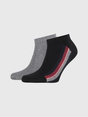 stripe trainer socks