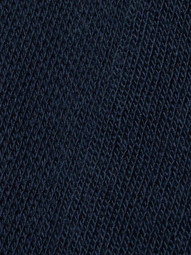 blue set van 2 paar enkelsokken met logo voor unisex - tommy jeans