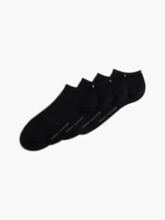 4-Pack Trainer Socks — Black 1