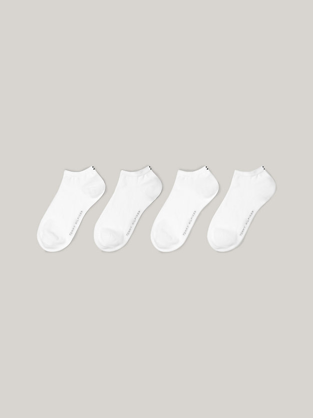 4er-Pack Sneakersocken | Weiß | Tommy Hilfiger