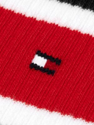 weiß kids 4er-pack socken mit flag für unisex - tommy hilfiger