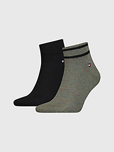 green 2-pack neppy ankle socks for men tommy hilfiger