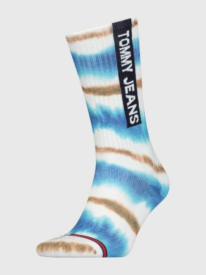 1Pack TieDye Socks BLUE Tommy Hilfiger