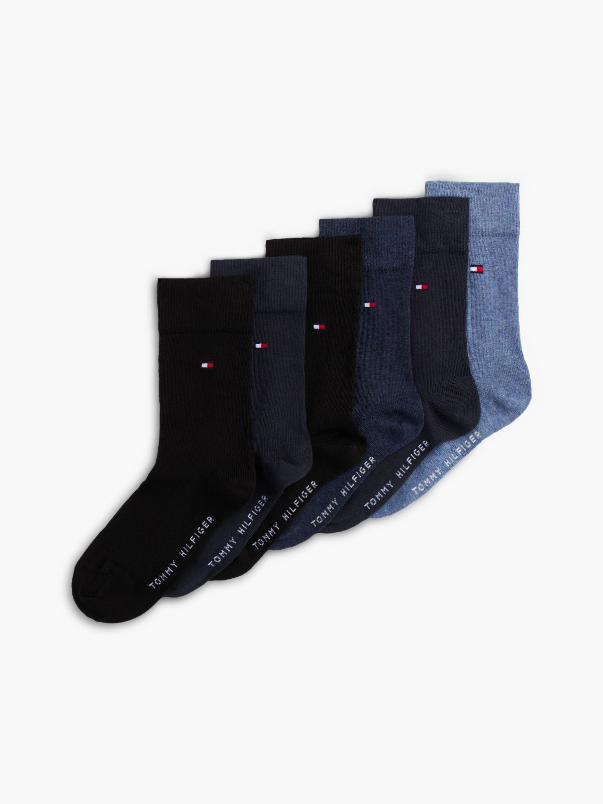 1-Pack Logo Flag Embroidery Socks — Multi