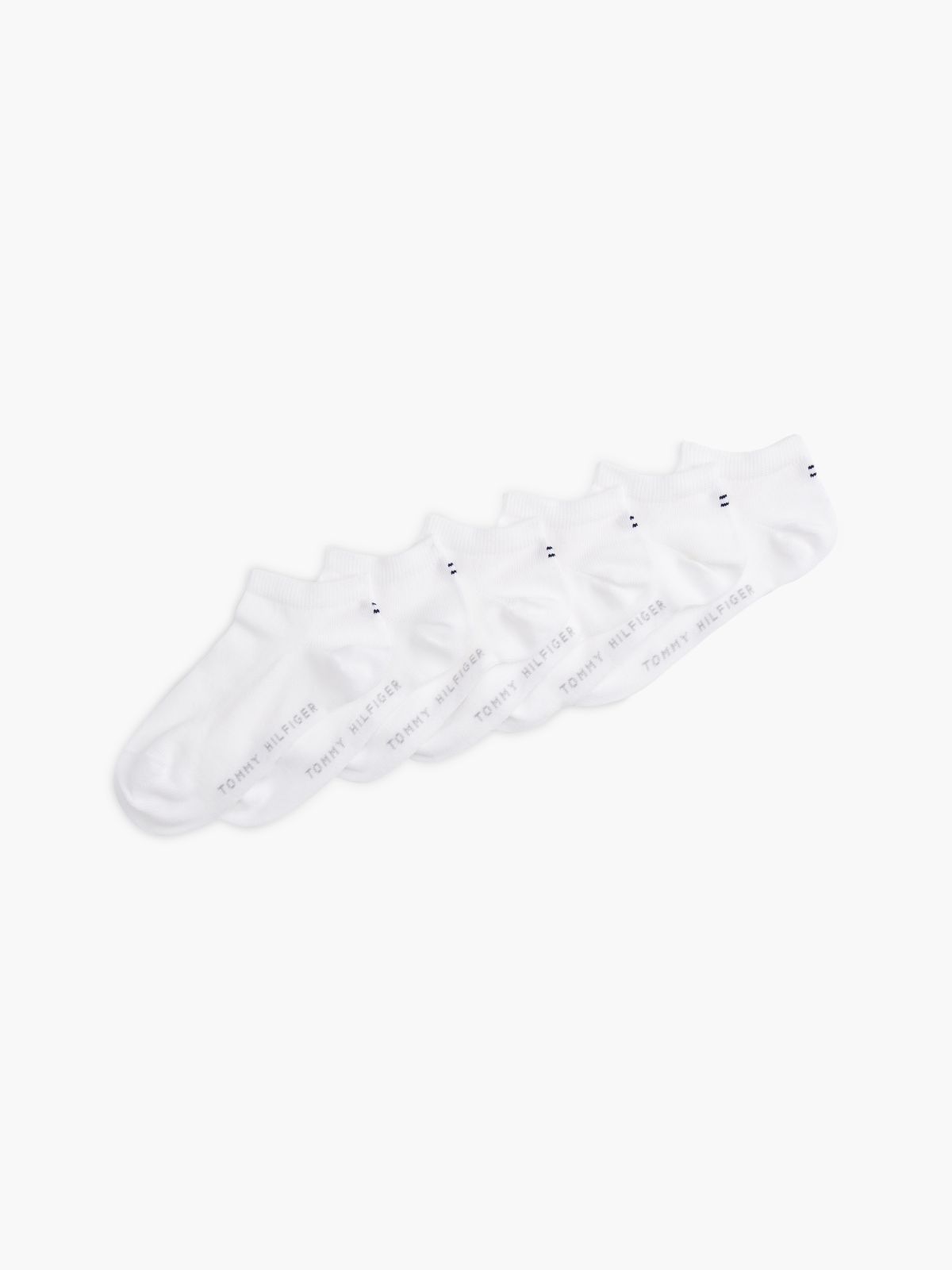 6-Pack Trainer Socks — White