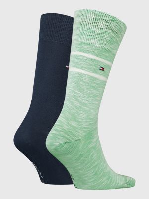 Lot de 2 paires de chaussettes Classics Vert Tommy Hilfiger