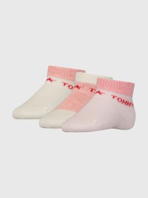 red 3er-pack classics socken mit stern für unisex - tommy hilfiger