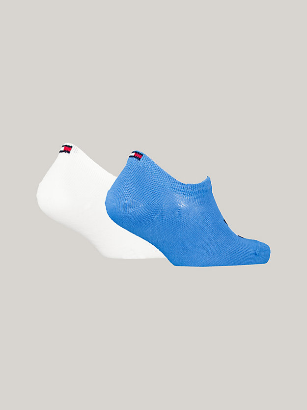 2-Pack Flag Footie Socks | Blue | Tommy Hilfiger