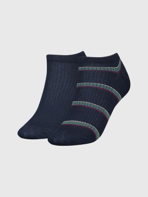 2 pares de calcetines cortos para hombre Tommy Hilfiger 701222188 White 001
